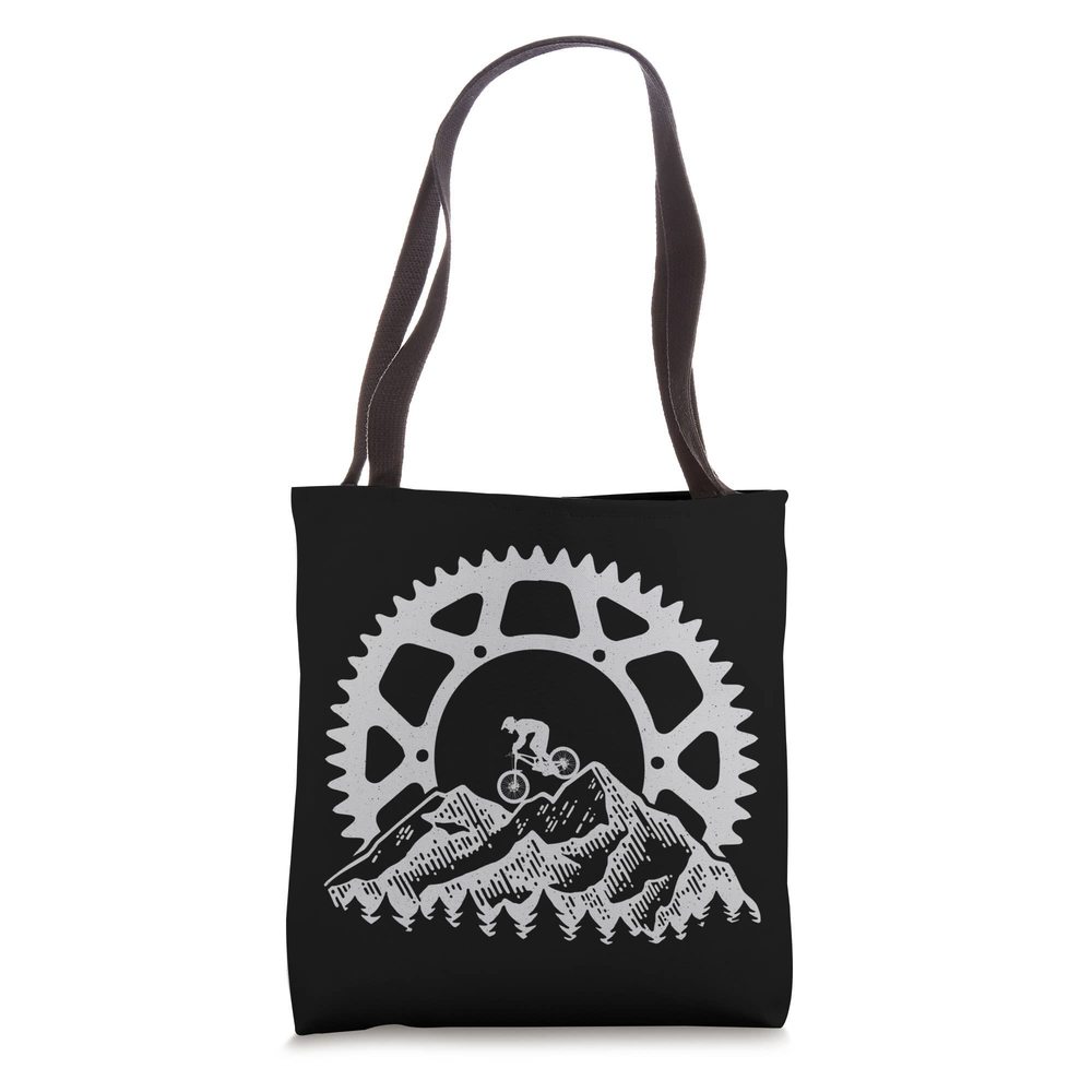 Mountain Biking Gear Retro Vintage Mtb Bicycle Bike Rider Tote Bag :'D